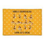 Yoga Dogs Sun Salutations 2' x 3' Indoor Area Rug (Personalized)