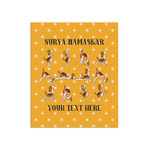 Yoga Dogs Sun Salutations Poster - Matte - 20x24 (Personalized)