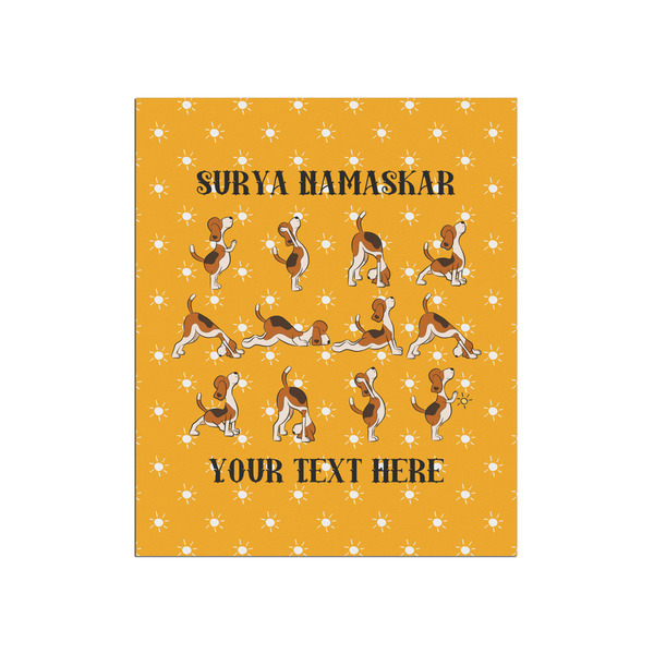 Custom Yoga Dogs Sun Salutations Poster - Matte - 20x24 (Personalized)