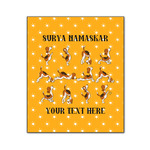 Yoga Dogs Sun Salutations Wood Print - 20x24 (Personalized)