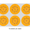 Yoga Dogs Sun Salutations 3" Multipurpose Round Labels - Sheet