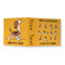 Yoga Dogs Sun Salutations 3 Ring Binders - Full Wrap - 3" - OPEN OUTSIDE