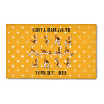 Yoga Dogs Sun Salutations 3' x 5' Indoor Area Rug (Personalized)