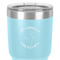 Yoga Dogs Sun Salutations 30 oz Stainless Steel Ringneck Tumbler - Teal - Close Up