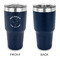 Yoga Dogs Sun Salutations 30 oz Stainless Steel Ringneck Tumblers - Navy - Single Sided - APPROVAL