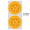 Yoga Dogs Sun Salutations 5" Multipurpose Round Label - Sheet