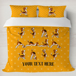 Yoga Dogs Sun Salutations Duvet Cover Set - King (Personalized)