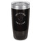 Yoga Dogs Sun Salutations Black Polar Camel Tumbler - 20oz - Front