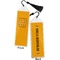 Yoga Dogs Sun Salutations Bookmark with tassel - Front and Back