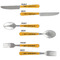 Yoga Dogs Sun Salutations Cutlery Set - APPROVAL