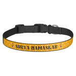 Yoga Dogs Sun Salutations Dog Collar (Personalized)