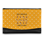 Yoga Dogs Sun Salutations Genuine Leather Women's Wallet - Small (Personalized)