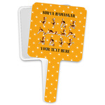 Yoga Dogs Sun Salutations Hand Mirror (Personalized)