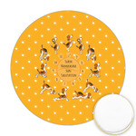 Yoga Dogs Sun Salutations Printed Cookie Topper - 2.5"