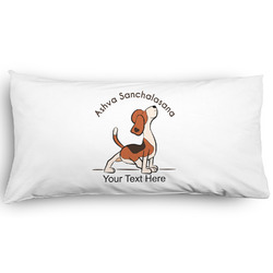 Yoga Dogs Sun Salutations Pillow Case - King - Graphic (Personalized)