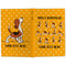 Yoga Dogs Sun Salutations Large Hard Cover Journal - Apvl