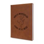 Yoga Dogs Sun Salutations Leather Sketchbook - Small - Double Sided (Personalized)