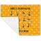 Yoga Dogs Sun Salutations Linen Placemat - Folded Corner (single side)