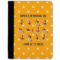 Yoga Dogs Sun Salutations Notebook Padfolio - Medium w/ Name or Text