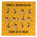 Yoga Dogs Sun Salutations Microfiber Dish Towel (Personalized)