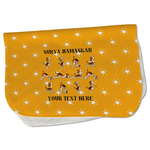 Yoga Dogs Sun Salutations Burp Cloth - Fleece w/ Name or Text