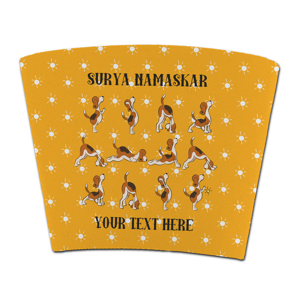 Custom Yoga Dogs Sun Salutations Party Cup Sleeve - without bottom (Personalized)