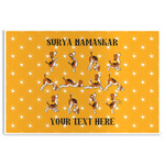 Yoga Dogs Sun Salutations Disposable Paper Placemats (Personalized)