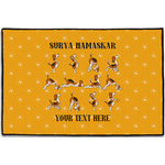 Yoga Dogs Sun Salutations Door Mat - 36"x24" (Personalized)