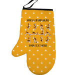 Yoga Dogs Sun Salutations Left Oven Mitt (Personalized)