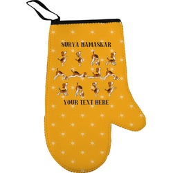 Yoga Dogs Sun Salutations Oven Mitt (Personalized)