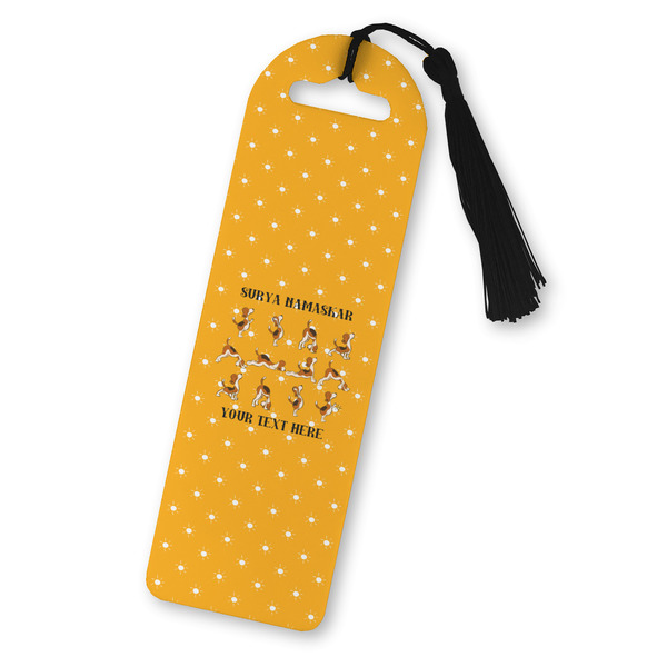 Custom Yoga Dogs Sun Salutations Plastic Bookmark (Personalized)