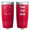 Yoga Dogs Sun Salutations Red Polar Camel Tumbler - 20oz - Double Sided - Approval