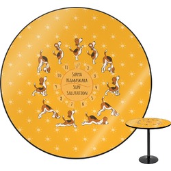 Yoga Dogs Sun Salutations Round Table - 30"