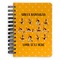 Yoga Dogs Sun Salutations Spiral Journal Small - Front View