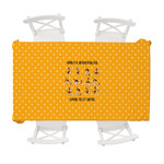 Yoga Dogs Sun Salutations Tablecloth - 58"x102" (Personalized)