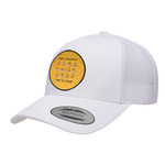 Yoga Dogs Sun Salutations Trucker Hat - White (Personalized)