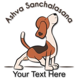 Yoga Dogs Sun Salutations Graphic Decal - Small (Personalized)