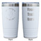 Yoga Dogs Sun Salutations White Polar Camel Tumbler - 20oz - Double Sided - Approval