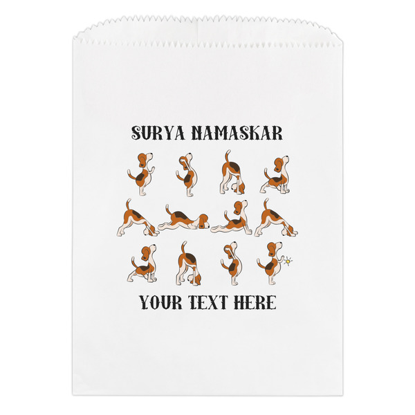 Custom Yoga Dogs Sun Salutations Treat Bag (Personalized)