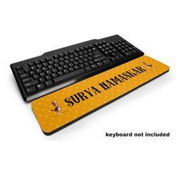 Yoga Dogs Sun Salutations Keyboard Wrist Rest (Personalized)
