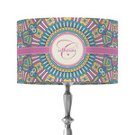 Bohemian Art 12" Drum Lamp Shade - Fabric (Personalized)