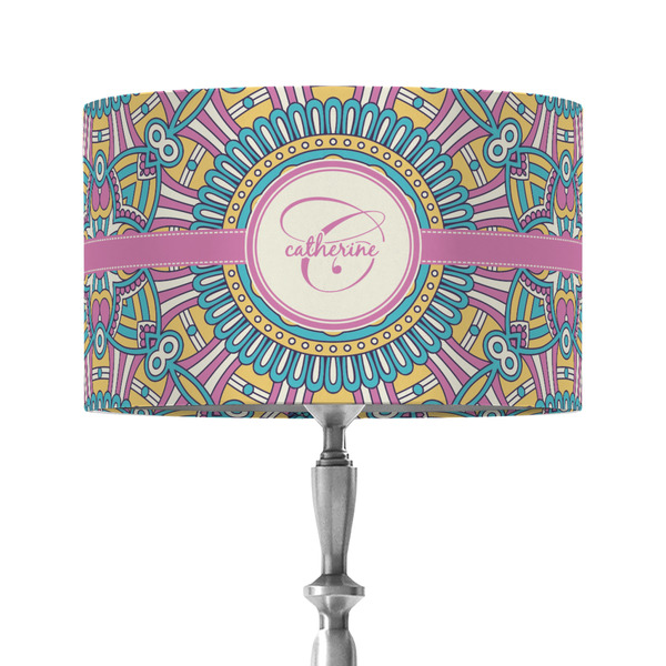 Custom Bohemian Art 12" Drum Lamp Shade - Fabric (Personalized)