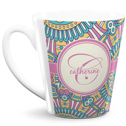 Bohemian Art 12 Oz Latte Mug (Personalized)