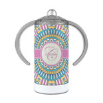 Bohemian Art 12 oz Stainless Steel Sippy Cup (Personalized)