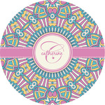 Bohemian Art Multipurpose Round Labels - Custom Sized (Personalized)