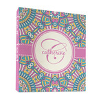 Bohemian Art 3 Ring Binder - Full Wrap - 1" (Personalized)