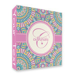 Bohemian Art 3 Ring Binder - Full Wrap - 2" (Personalized)