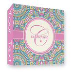 Bohemian Art 3 Ring Binder - Full Wrap - 3" (Personalized)