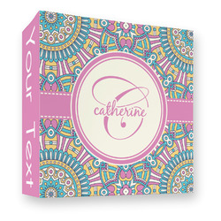 Bohemian Art 3 Ring Binder - Full Wrap - 3" (Personalized)