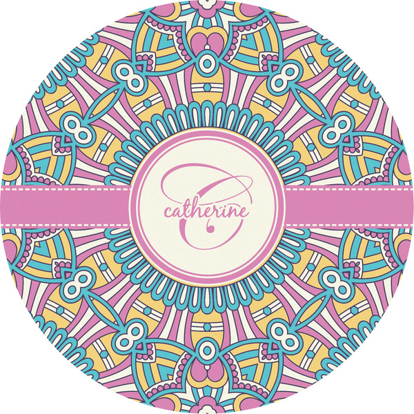 Custom Bohemian Art Multipurpose Round Labels - 5" (Personalized)